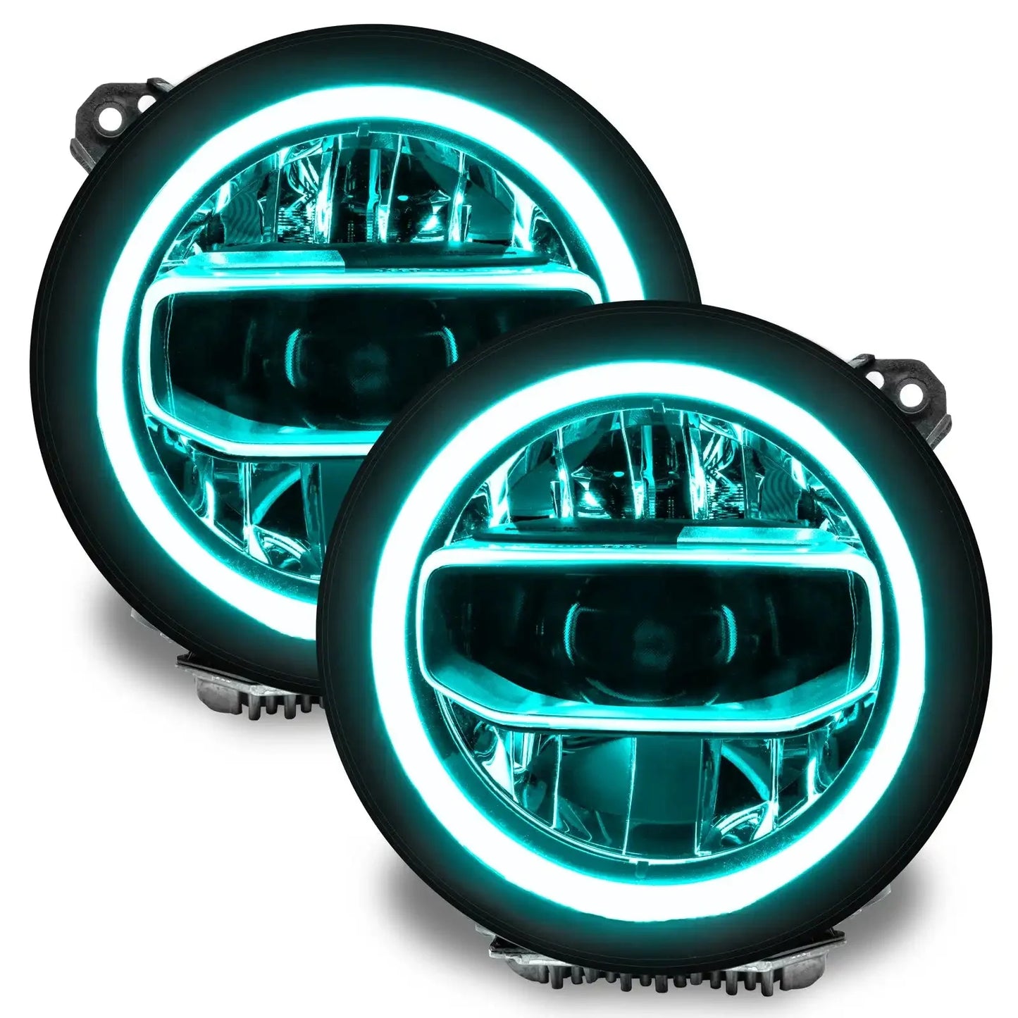 ORACLE Lighting Jeep Wrangler JL ColorSHIFT RGB+W Headlight DRL Upgrade Kit by ORACLE Lighting