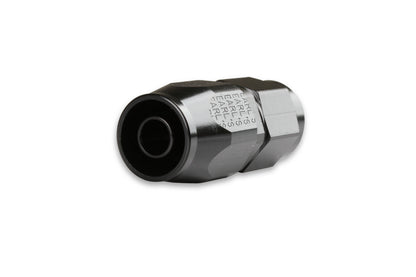 Earls Straight Swivel-Seal® Hose End AN -6 - Black by Earl's Performance