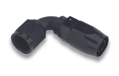Earls 90 Degree Swivel-Seal® Hose End AN -8 - Black by Earl's Performance