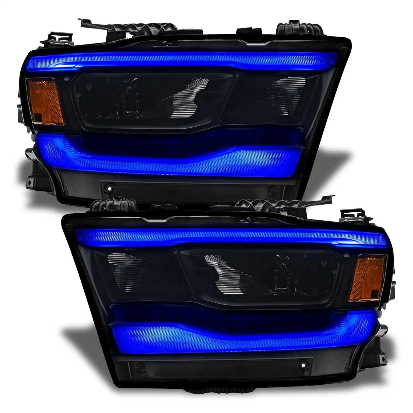 ORACLE Lighting 2019-2024 Dodge RAM 1500 ColorSHIFT RGB+W Headlight DRL Upgrade Kit - Reflector LED Headlights by ORACLE Lighting
