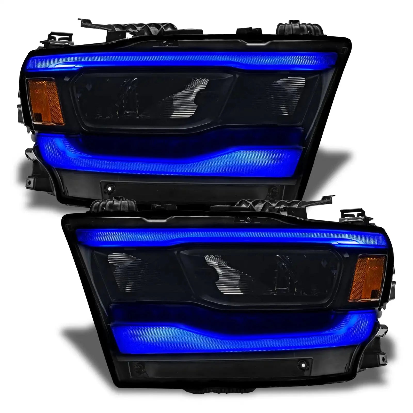 ORACLE Lighting 2019-2024 Dodge RAM 1500 ColorSHIFT RGB+W Headlight DRL Upgrade Kit - Reflector LED Headlights by ORACLE Lighting