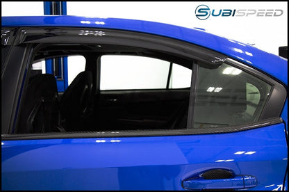 OLM LE Dry Carbon Lower Window Sill Covers - 2015-2021 Subaru WRX / STI by OLM