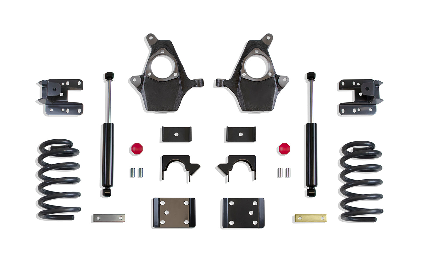 4"/6" LOWERING KIT (SPINDLES, COILS, EXT/CREW CAB, CAST STEEL ARMS) by MaxTrac