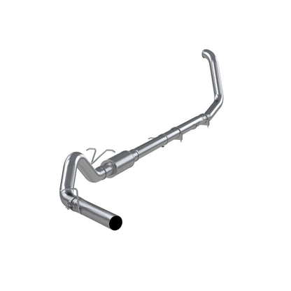 4in. Turbo Back. Single Side Exit. Aluminized Steel. by MBRP Exhaust