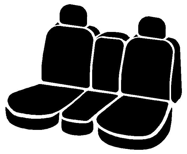SP80 Series - Seat Protector Poly-Cotton Custom Fit Front Seat Cover - Black by FIA