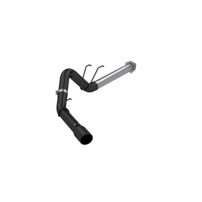 4in. Filter Back. Single Side Exit. Black Coated Aluminized Steel. by MBRP Exhaust
