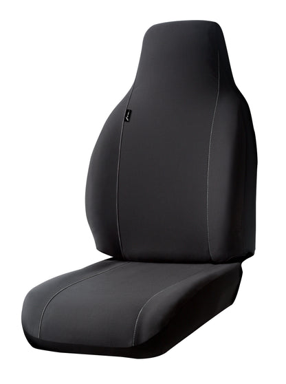 SP80 Series - Seat Protector Poly-Cotton Car Frt Seat Cover- Black by FIA