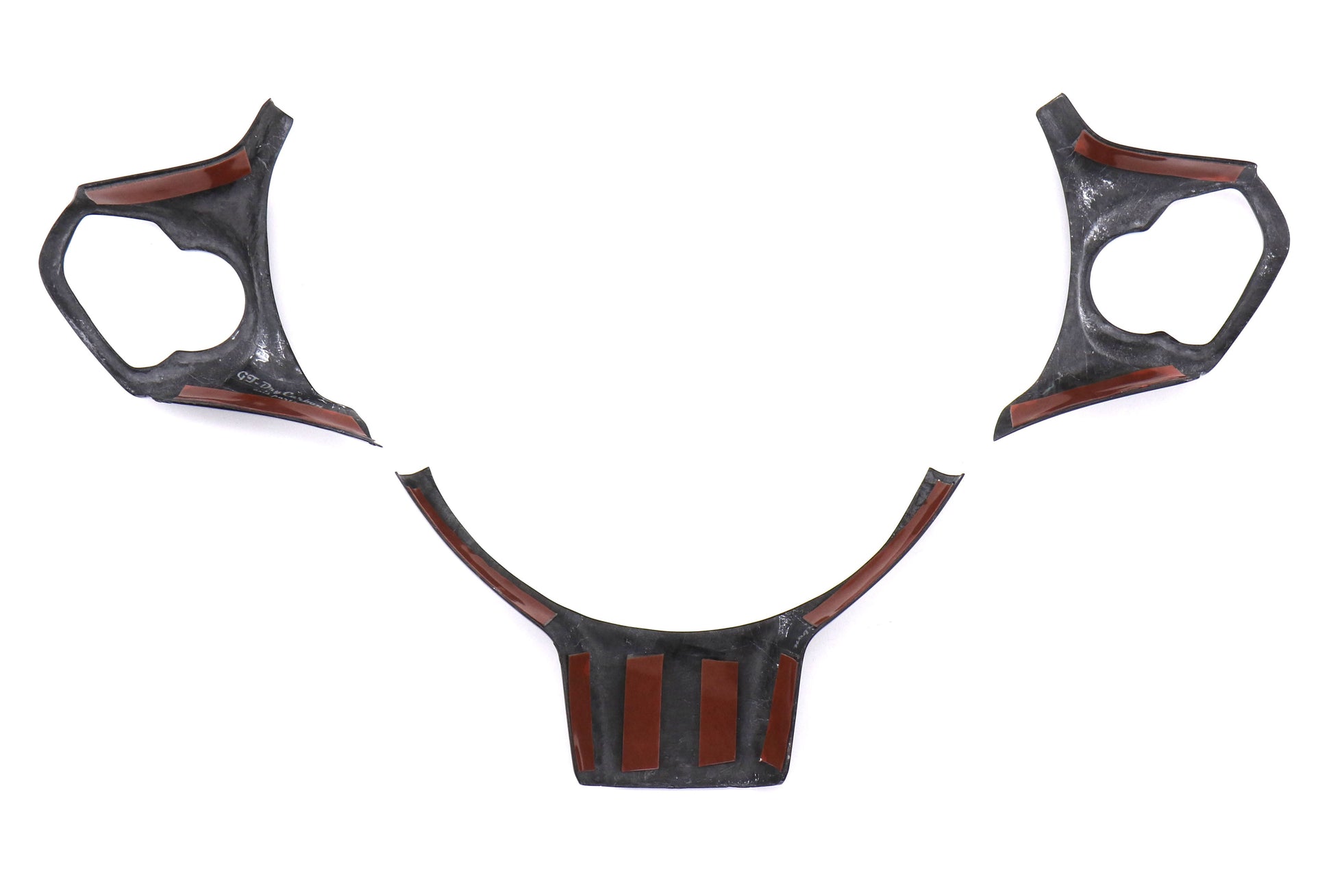 OLM LE Dry Carbon Fiber Steering Wheel Covers - 2017-2024 Subaru BRZ / Toyota GR86 by OLM