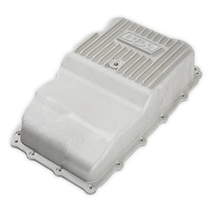 B&M Hi-Tek Heavy-Duty Deep Transmission Pan - GM 10L80 - Aluminum - Natural by B&M