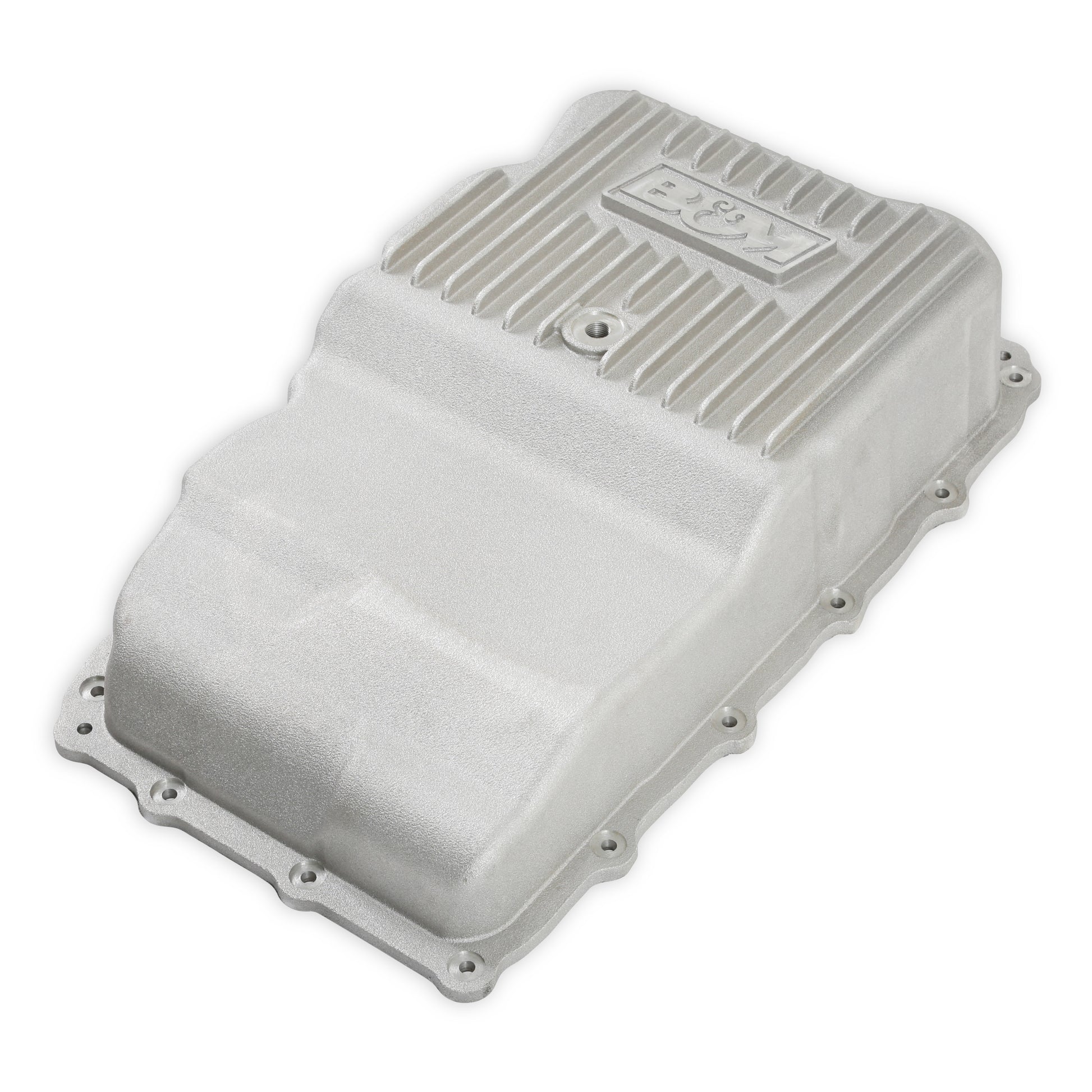 B&M Hi-Tek Heavy-Duty Deep Transmission Pan - GM 10L80 - Aluminum - Natural by B&M