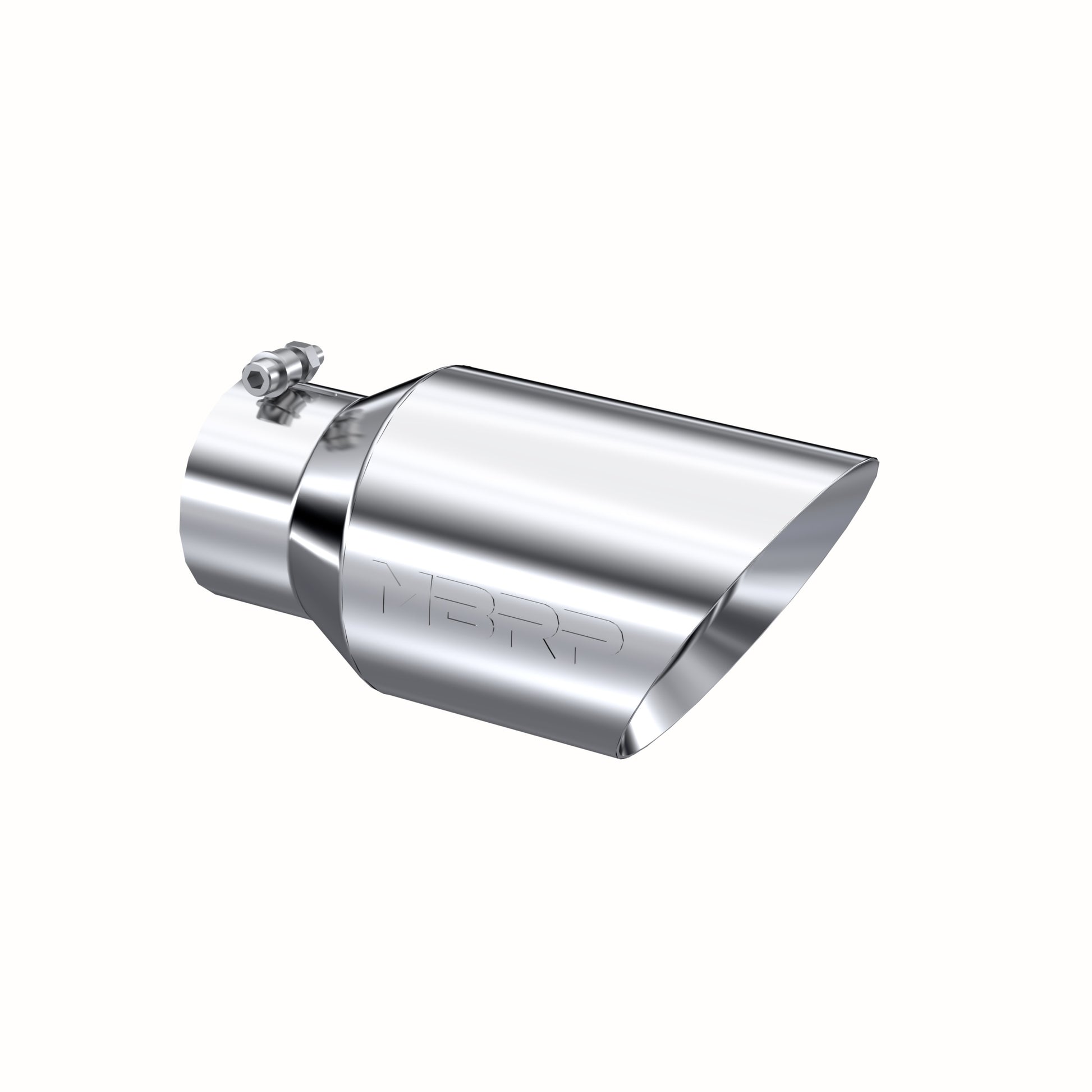 Tip. 6in. O.D. Dual Wall Angled 4in. inlet 12in. length. T304 Stainless Steel. by MBRP Exhaust