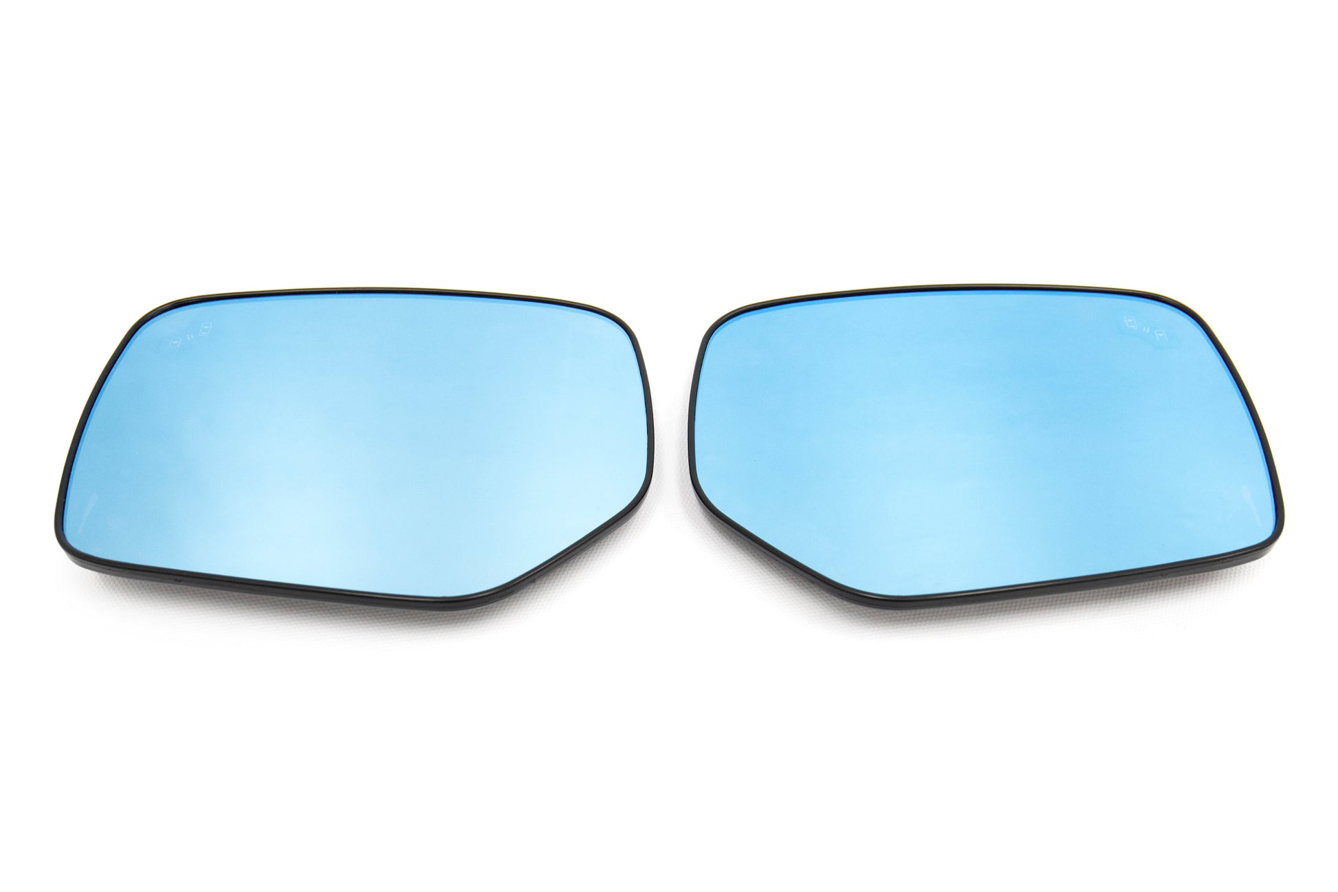 OLM Wide Angle Convex Mirrors with Turn Signals / Blind Spot Detection LED / Defrosters (Blue) - 15+ by OLM