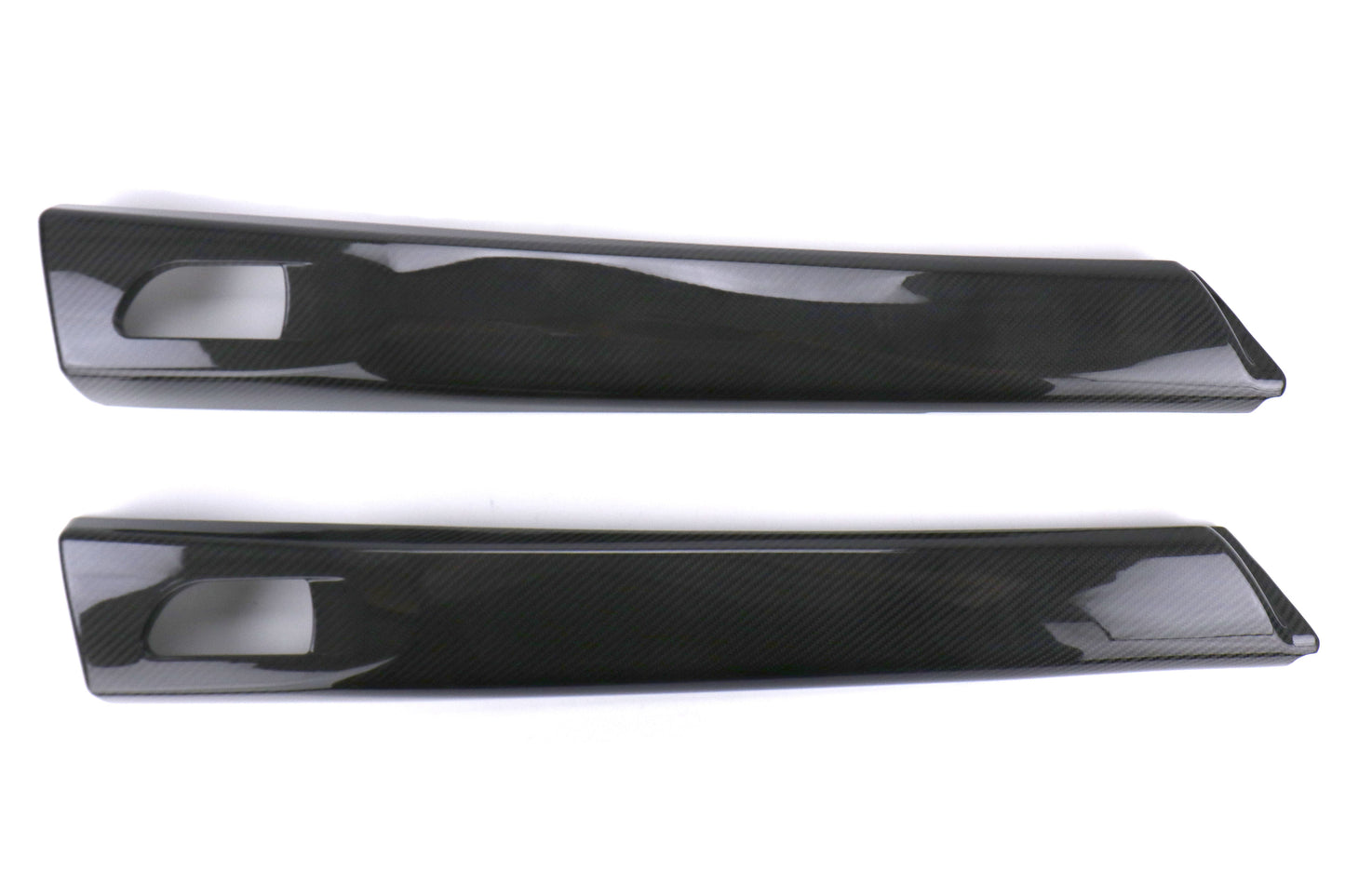 OLM LE Dry Carbon Fiber Rear Door Trim Upper Panels - 2015-2021 Subaru WRX / STI by OLM