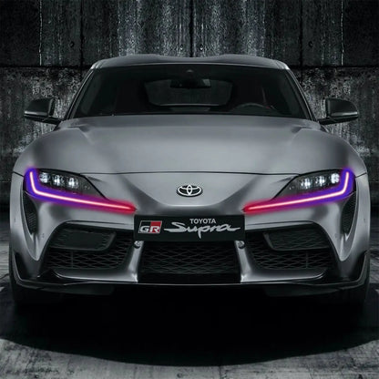 ORACLE Lighting 2020-2024 Toyota Supra GR ColorSHIFT RGB+A Headlight DRL Upgrade Kit by ORACLE Lighting