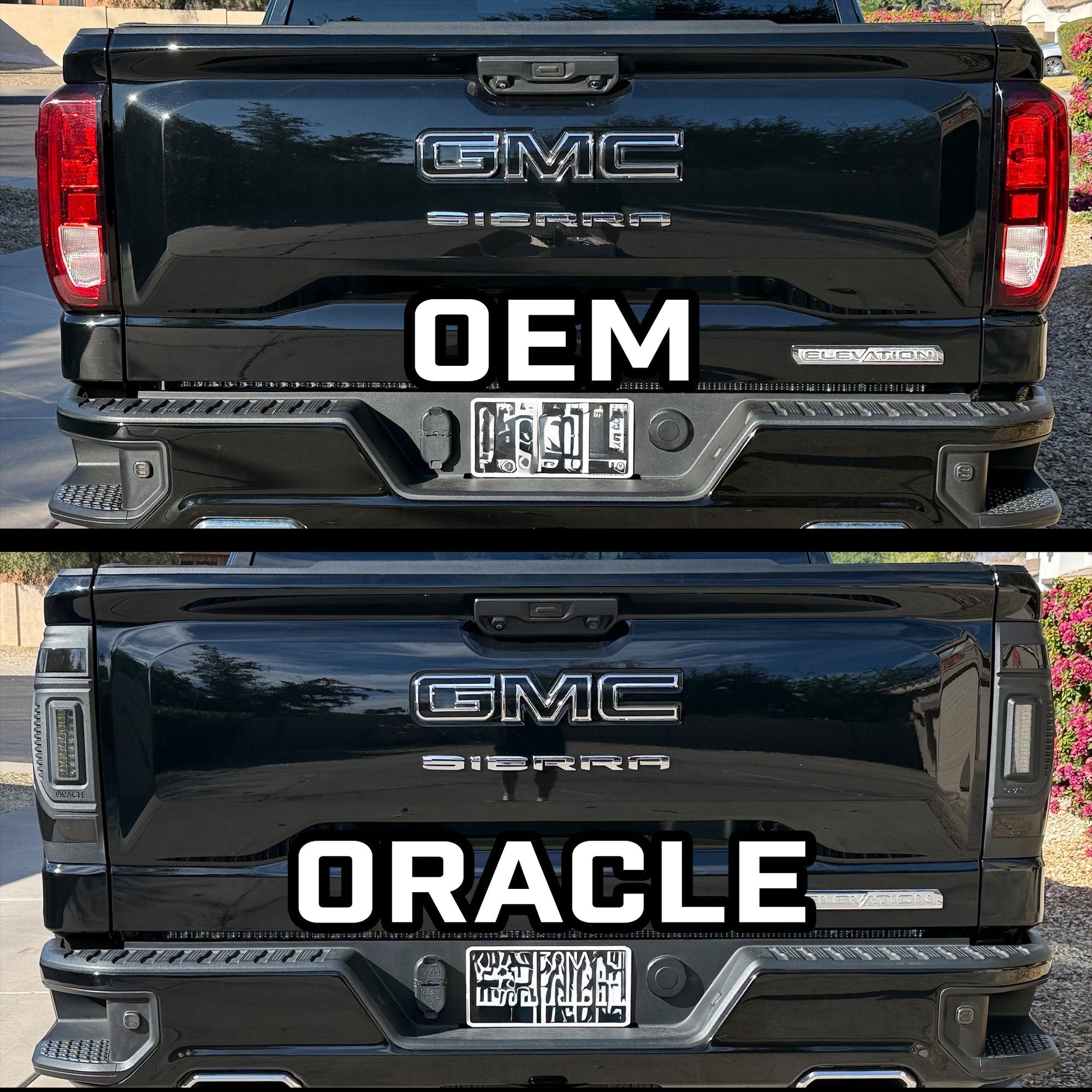 Flush Mount LED Tail Lights 2019-2026 GMC Sierra Sequential Turn Signals Halogen by ORACLE Lighting