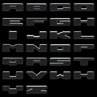 ORACLE Lighting Universal Illuminated LED Letter Badges - White LED - Individual by ORACLE Lighting