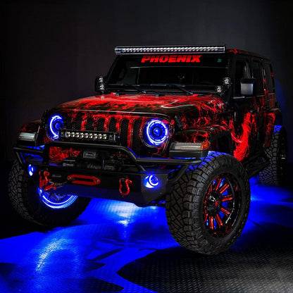 ORACLE Lighting LED Illuminated Wheel Rings - Single / Double Row LED by ORACLE Lighting