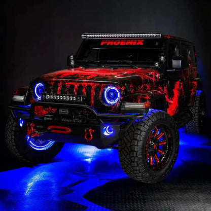 ORACLE Lighting 20W LED Fog Lights for Jeep Wrangler JK/JL & Gladiator JT | High Performance Plug-and-Play by ORACLE Lighting