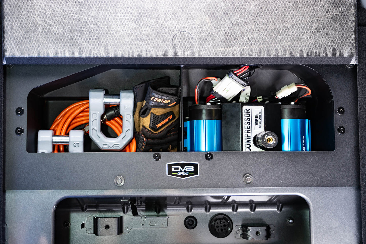 Ford Bronco Air Compressor Mount & Storage Box by DV8 Offroad