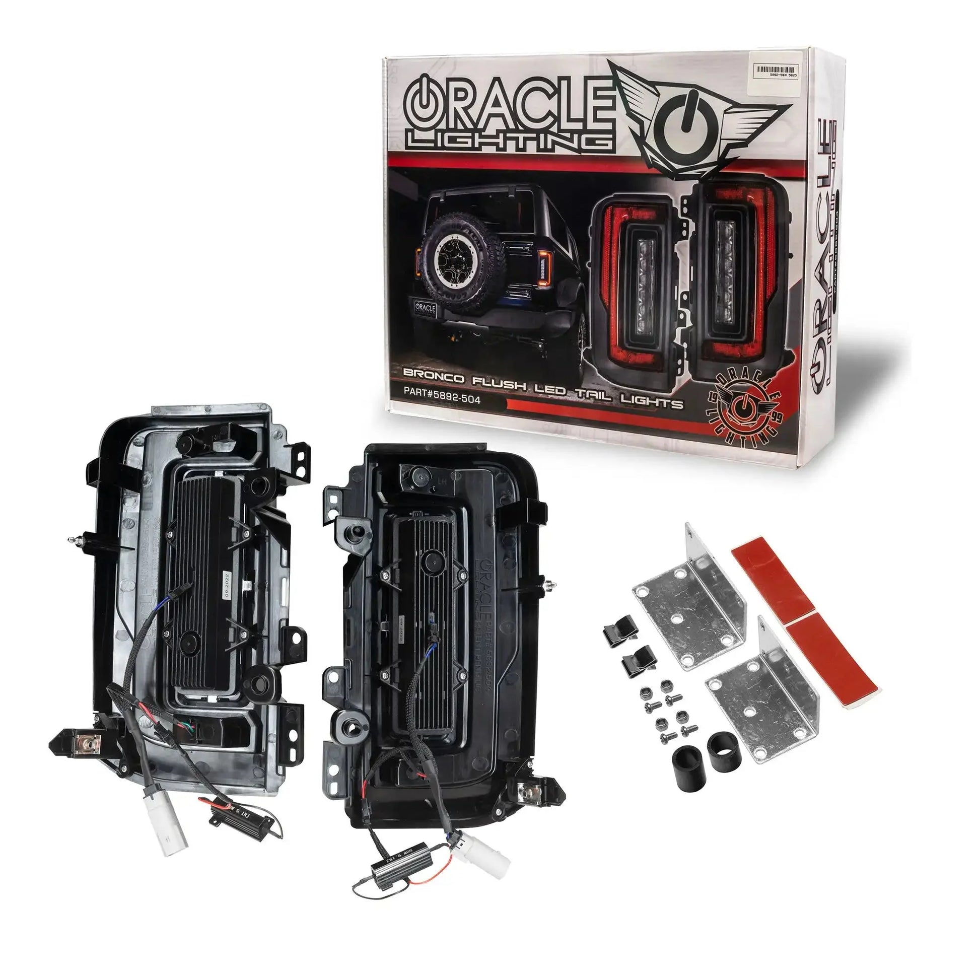 V2 | 2021-2025 Ford Bronco Flush Mount LED Tail Lights - Low Profile | 1,400 Lumens by ORACLE Lighting