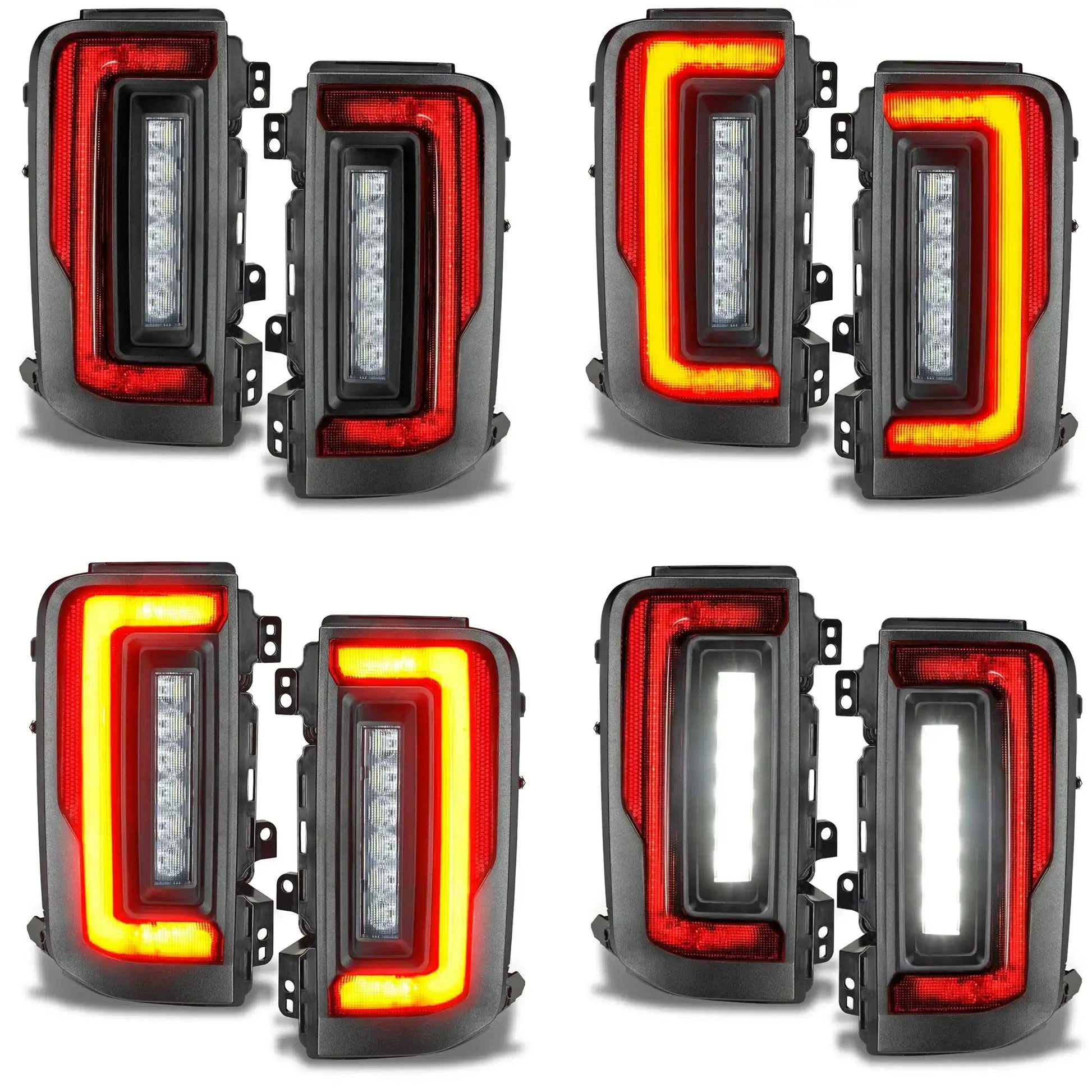 V2 | 2021-2025 Ford Bronco Flush Mount LED Tail Lights - Low Profile | 1,400 Lumens by ORACLE Lighting