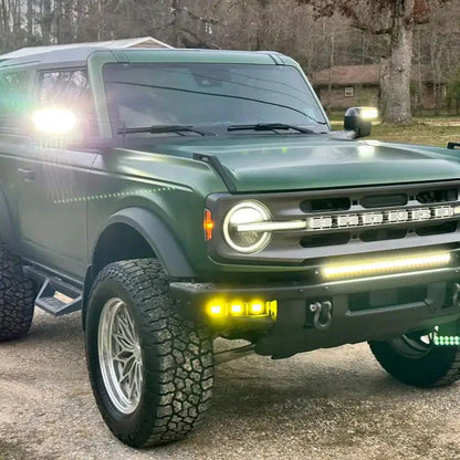 2021-2026 Ford Bronco LED Off-Road Side Mirrors - Peripheral Ditch Lights (2200+ Lumens) by ORACLE Lighting