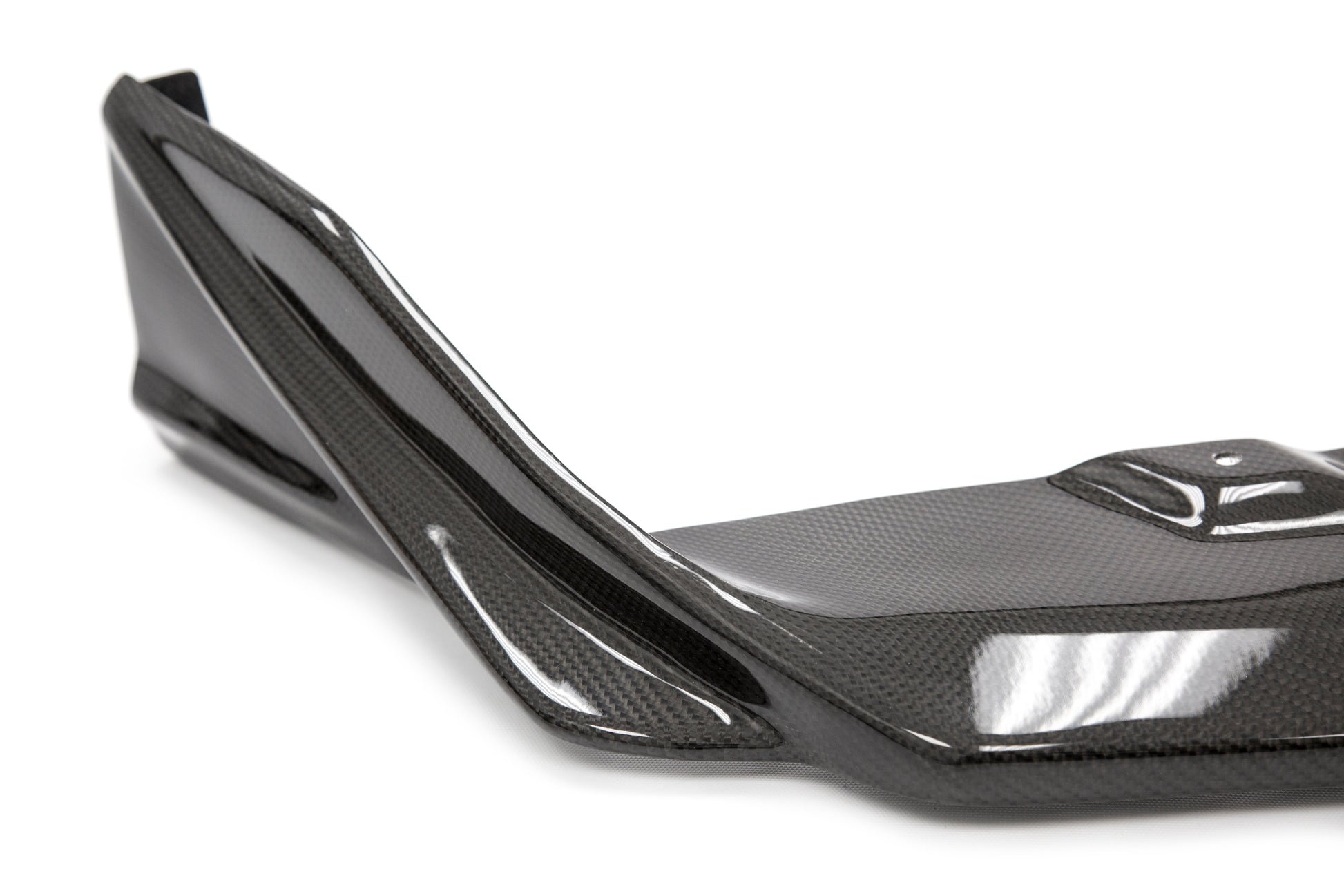 OLM S208 Style Carbon Fiber Front Bumper Lip - 2015-2021 WRX / STI by MYX Automotive