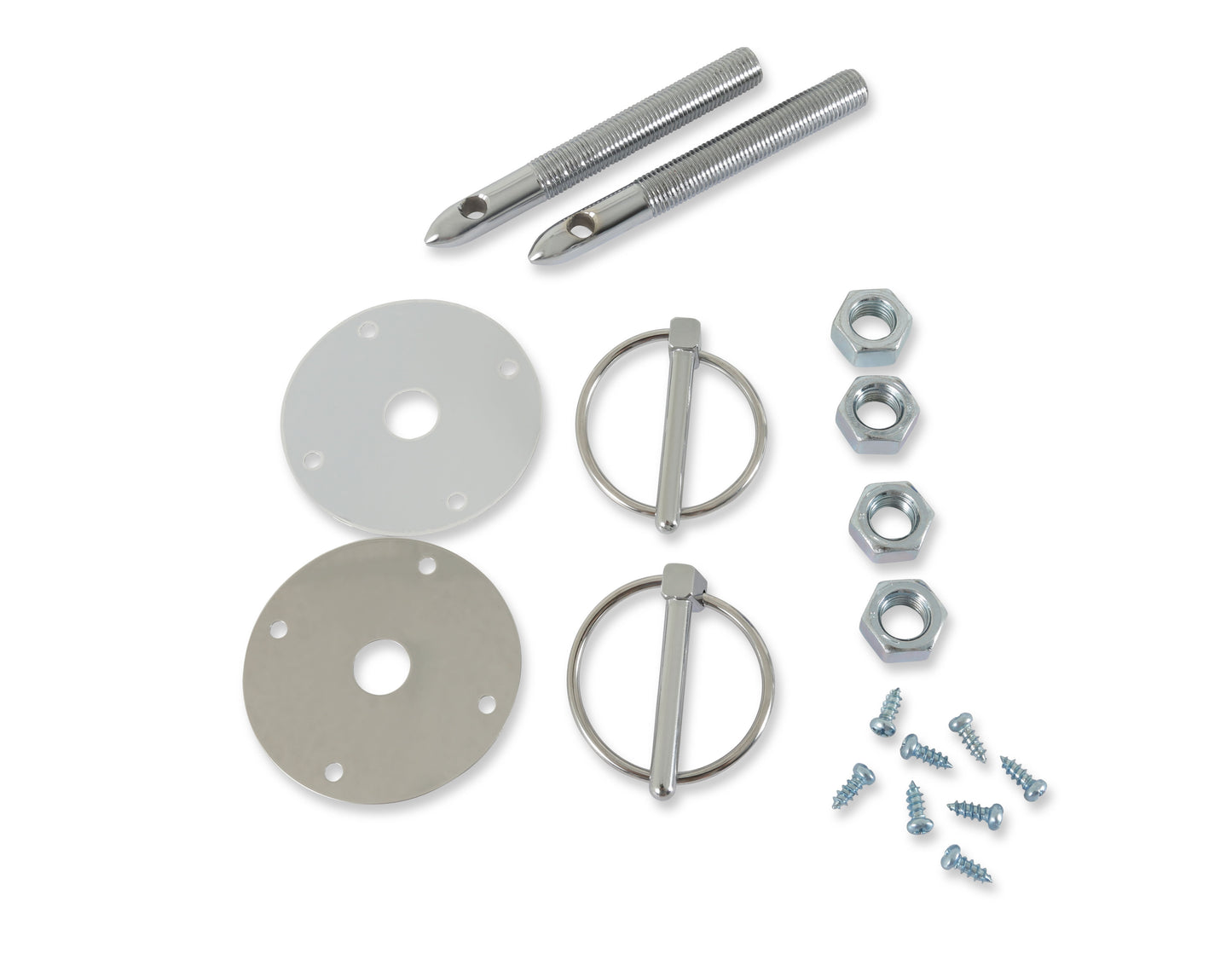 Mr. Gasket Hood & Deck Pinning Kits - With Screw-On Scuff Plates by Mr Gasket