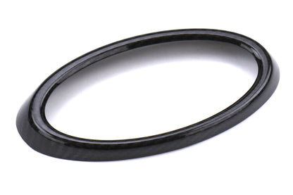 OLM LE Dry Carbon Fiber Front Emblem Frame Overlay - 2018-2021 Subaru WRX / STI by OLM