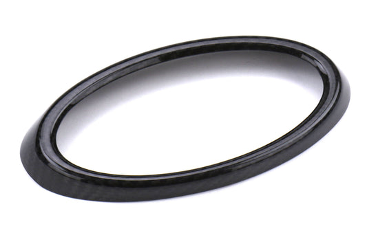 OLM LE Dry Carbon Fiber Front Emblem Frame Overlay - 2018-2021 Subaru WRX / STI by OLM