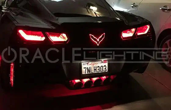 ORACLE Lighting 2014-2019 Chevrolet C7 Corvette Rear Illuminated Emblem by ORACLE Lighting