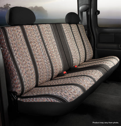 TR40 Series - Wrangler Saddleblanket Custom Fit Rear Seat Cover - Black by FIA