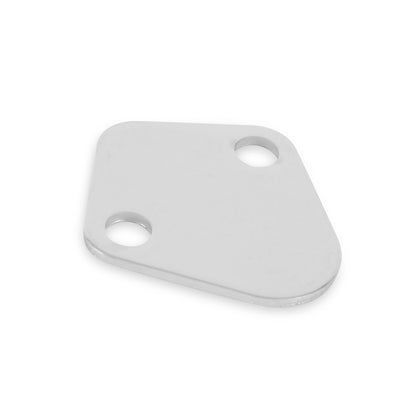 Mr. Gasket Fuel Pump Block Off Plate - Chrome by Mr Gasket