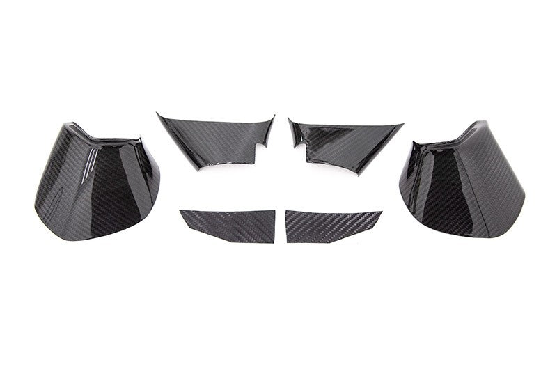 OLM LE Dry Carbon Fiber Lower Mirror Mount Cover - 2015-2021 Subaru WRX / STI / 2015-2017 Crosstrek by OLM