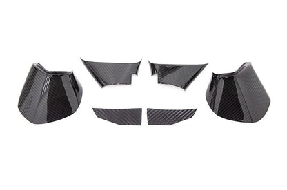 OLM LE Dry Carbon Fiber Lower Mirror Mount Cover - 2015-2021 Subaru WRX / STI / 2015-2017 Crosstrek by OLM