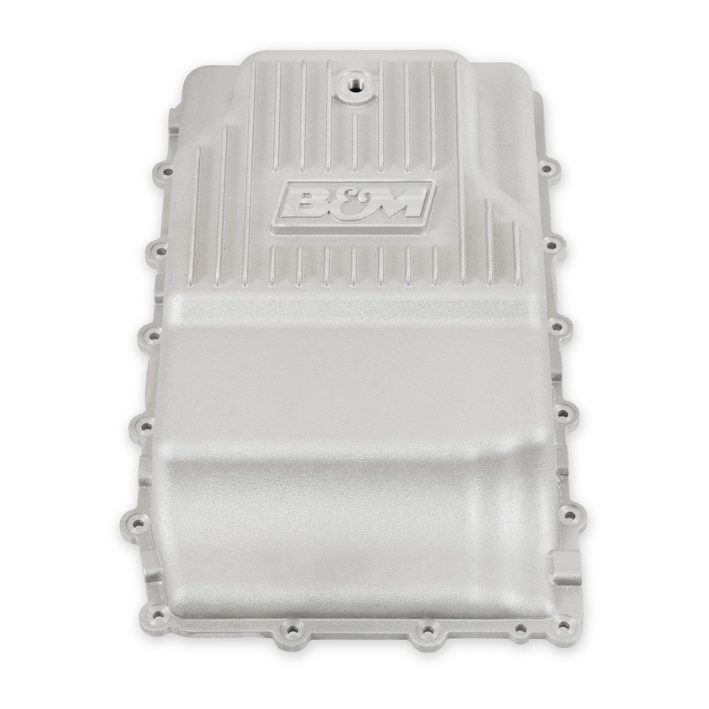 B&M Hi-Tek Heavy-Duty Deep Transmission Pan - Ford 10R80 - Aluminum - Natural by B&M