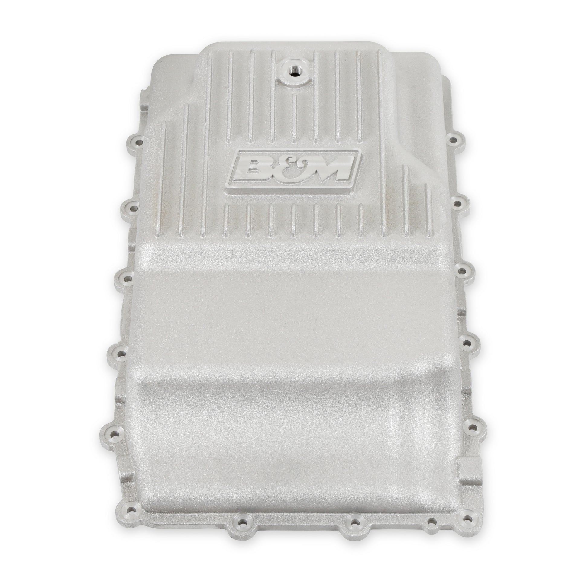 B&M Hi-Tek Heavy-Duty Deep Transmission Pan - Ford 10R80 - Aluminum - Natural by B&M