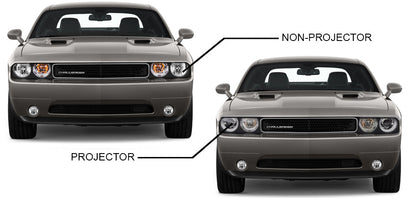 ORACLE Lighting 2008-2014 Dodge Challenger LED Headlight Halo Kit - Standard Mount by ORACLE Lighting
