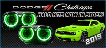 2015–23 Dodge Challenger Halo Lights — Standard Mount by ORACLE Lighting
