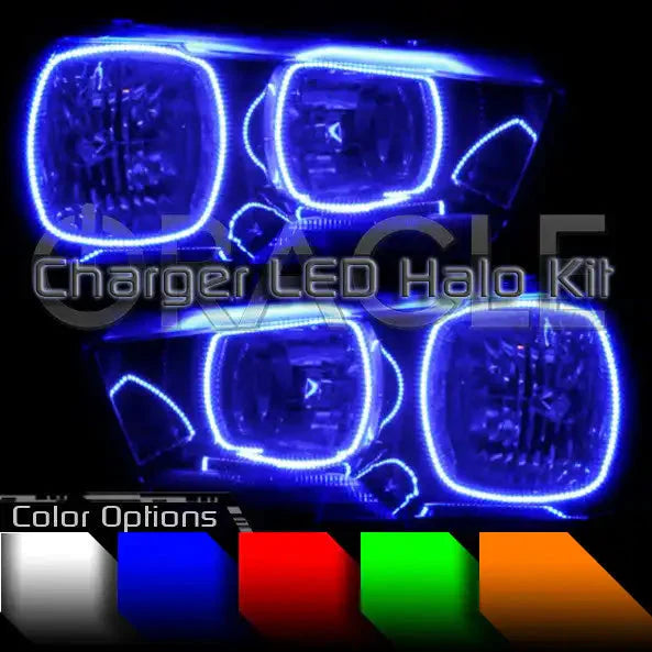 ORACLE Lighting 2011-2014 Dodge Charger LED Headlight Halo Kit by ORACLE Lighting
