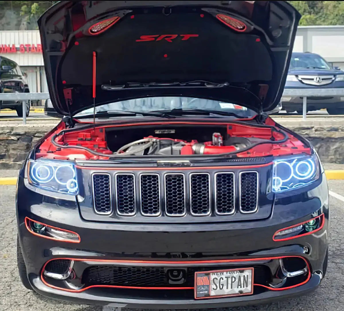 ORACLE Lighting 2011-2013 Jeep Grand Cherokee LED Headlight Halo Kit by ORACLE Lighting