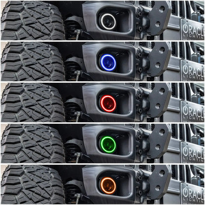 ORACLE Lighting Jeep Wrangler JK/JL & Gladiator JT High Performance 20W LED Fog Lights - Dynamic ColorSHIFT by ORACLE Lighting