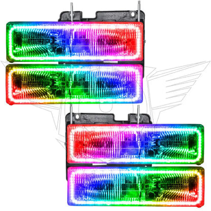 ORACLE Lighting 1988-2002 Chevrolet C10 Pre-Assembled Halo Headlights by ORACLE Lighting