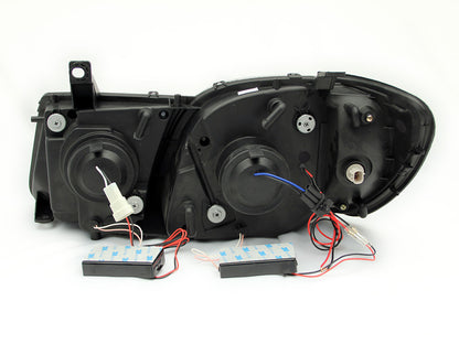 Projector Headlight Set w/Halo by ANZO USA