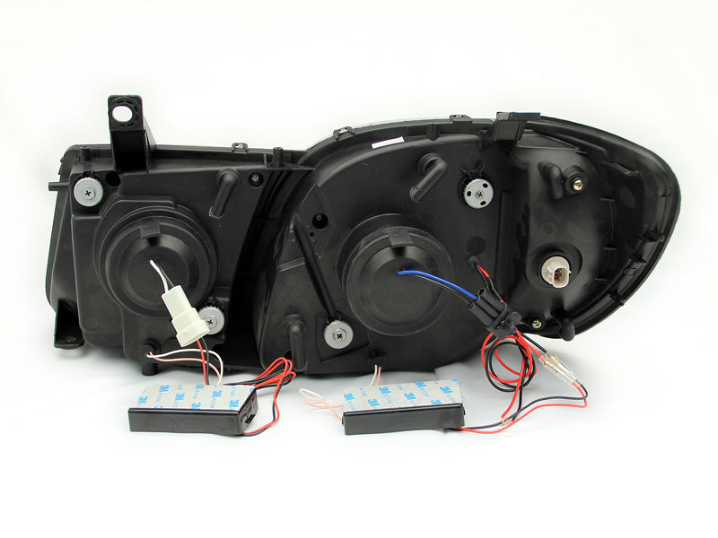 Projector Headlight Set w/Halo by ANZO USA