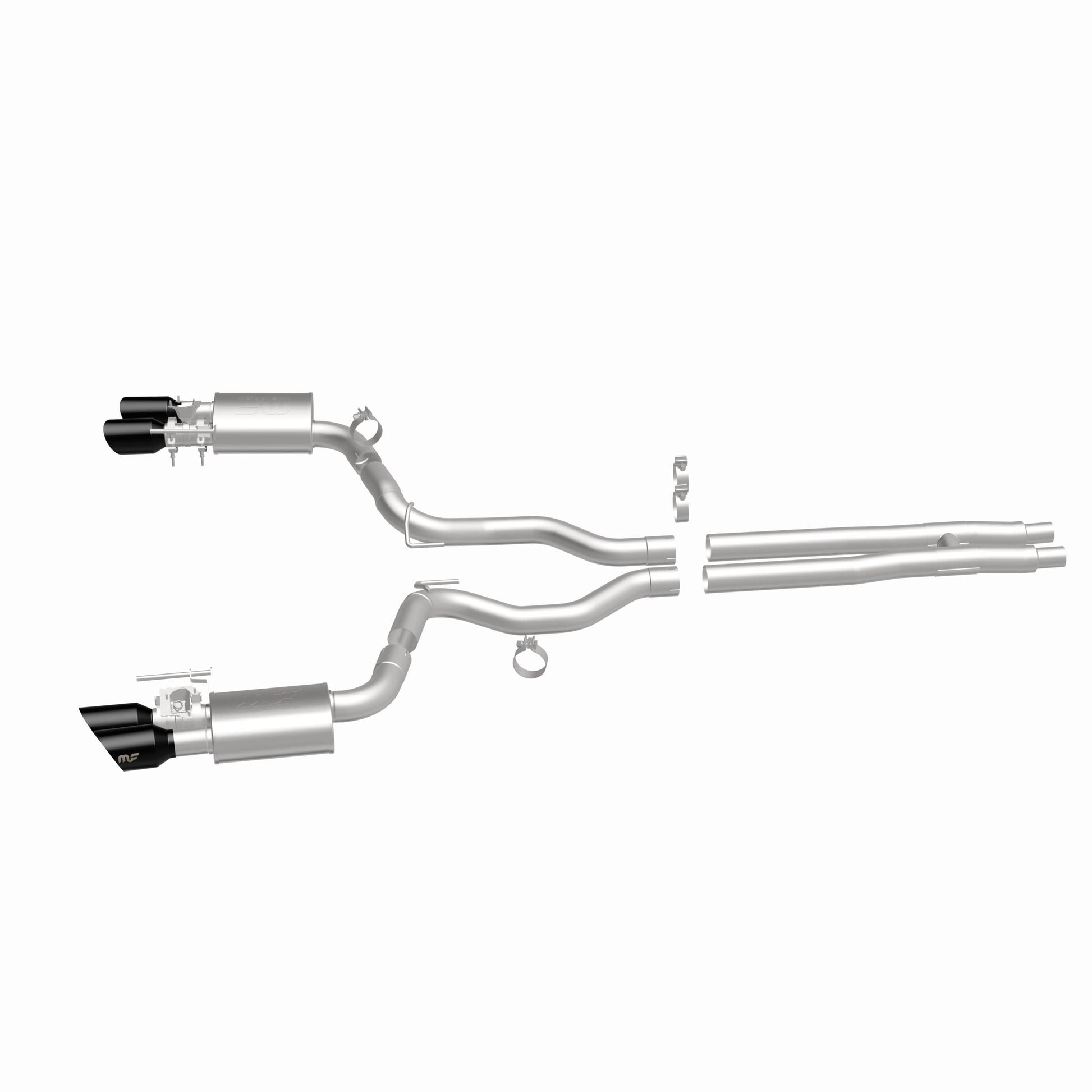 Magnaflow Competition Series Black Chrome Tips Cat-Back System by MagnaFlow Exhaust Products
