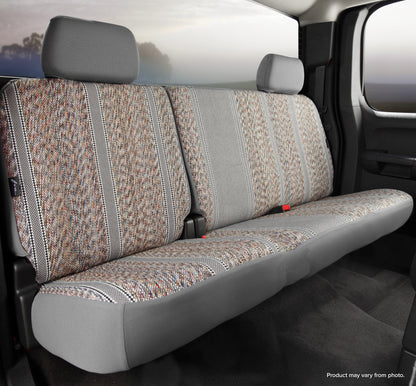 TR40 Series - Wrangler Saddleblanket Custom Fit Rear Seat Cover - Gray by FIA