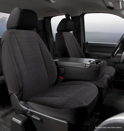 TR40 Series - Wrangler Saddleblanket Custom Fit Front Seat Cover - Solid Black by FIA