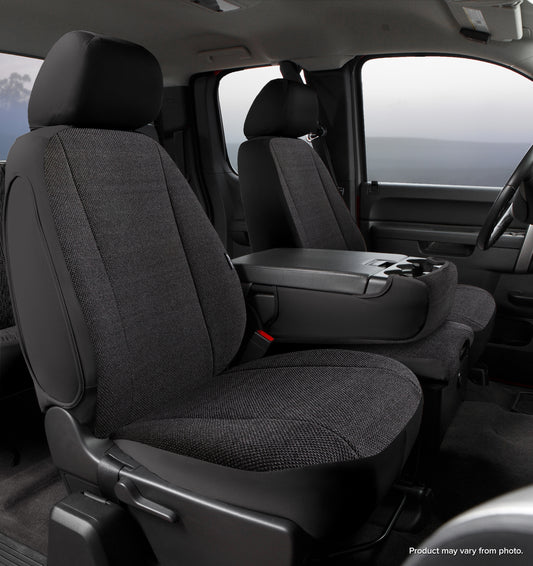 TR40 Series - Wrangler Saddleblanket Custom Fit Front Seat Cover - Solid Black by FIA