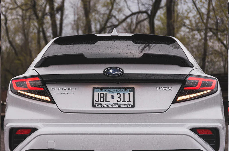 OLM Spec-AR LED Taillights (Smoke Lens/Black Base/Red Bar) - 2022+ WRX by MYX Automotive